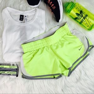 💰SALE Nike Dri-Fit Running Shorts Neon Yellow